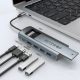 Stație de andocare Blitzwolf BW-Neo TH13 USB HUB: 1x HDMI 4K@30Hz, 3x USB 3.0 5Gbps, PD100W, 1x M2. SSD slot