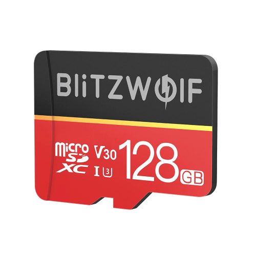 BlitzWolf® BW-TF1 - Card micro SD clasa 10 cu adaptor, 128GB