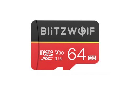 BlitzWolf® BW-TF1 - Card micro SD clasa 10 cu adaptor, 64GB