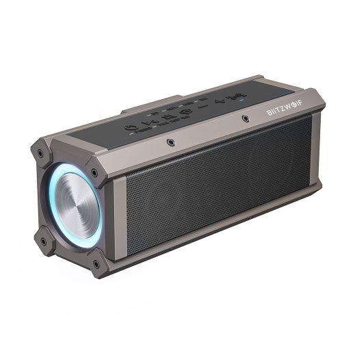 BlitzWolf® BW-WA3 - Difuzor Bluetooth de 100 W. 4 difuzoare, bas profund, 5000mAh, iluminare RGB